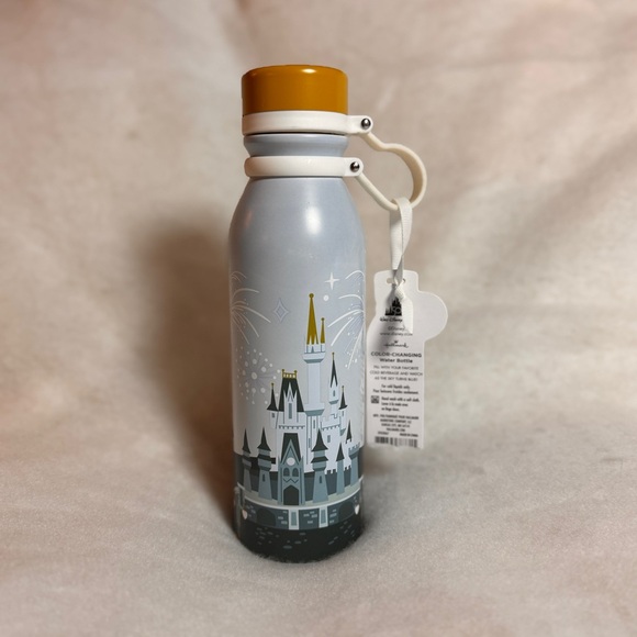 Disney Castle Fireworks 50th Anniversary Color Change Water Bottle- NEW - Picture 1 of 6